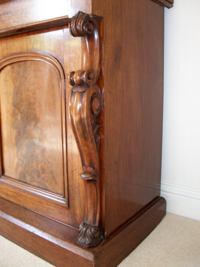 English Antique Mahogany Bookcase